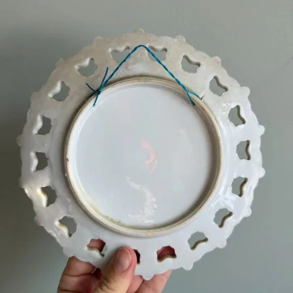 Adorable Cottagecore Porcelain Plate 'This Is My House I'll Do As I Darn Please" - Picture 2 of 4